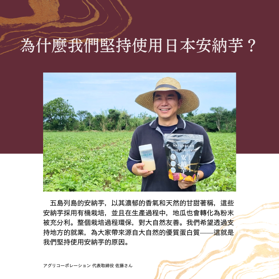 Naturecan fitness tw WPC乳清蛋白粉-紅薯口味