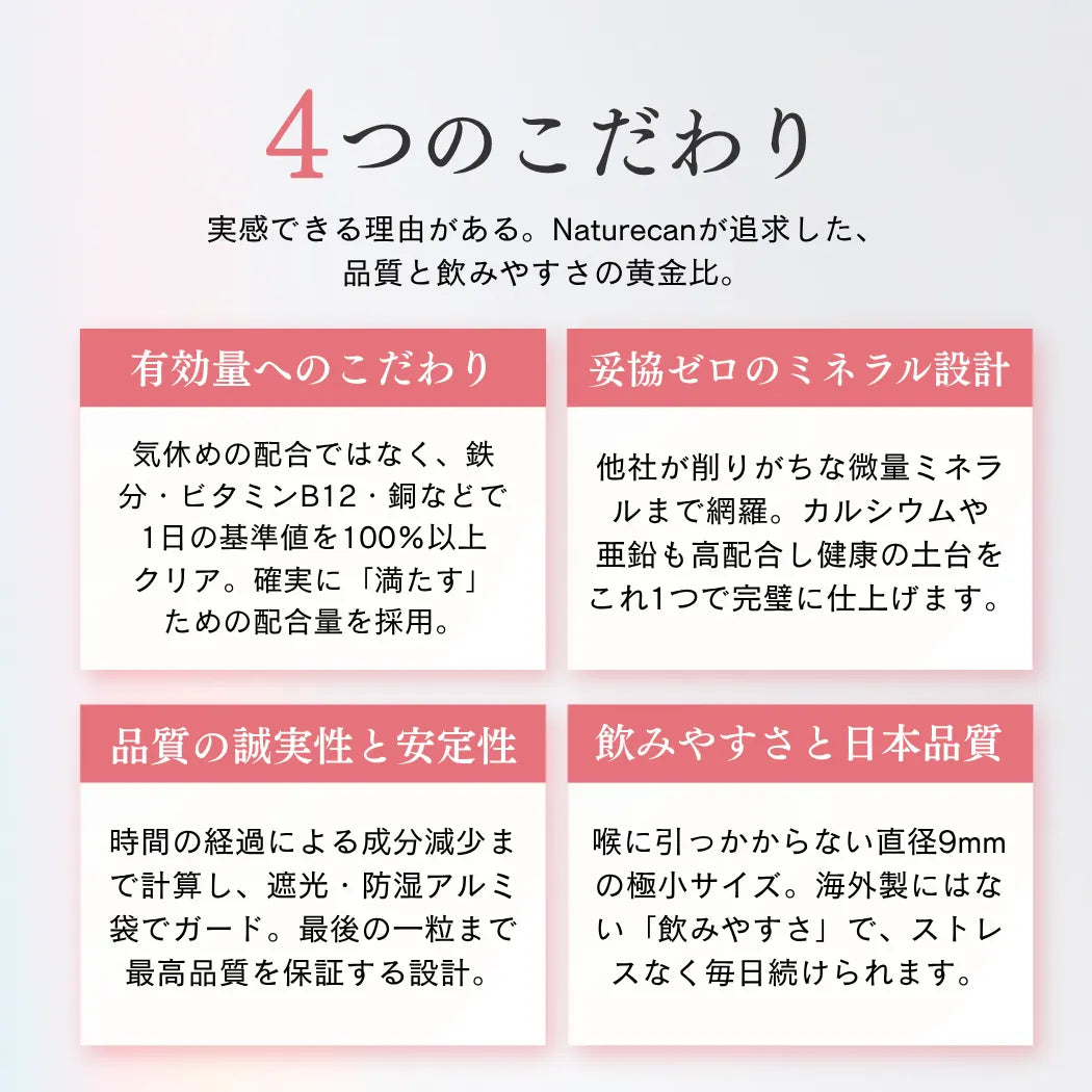 Naturecan Fitness TW【日本補鐵】女性專用全方位維他命