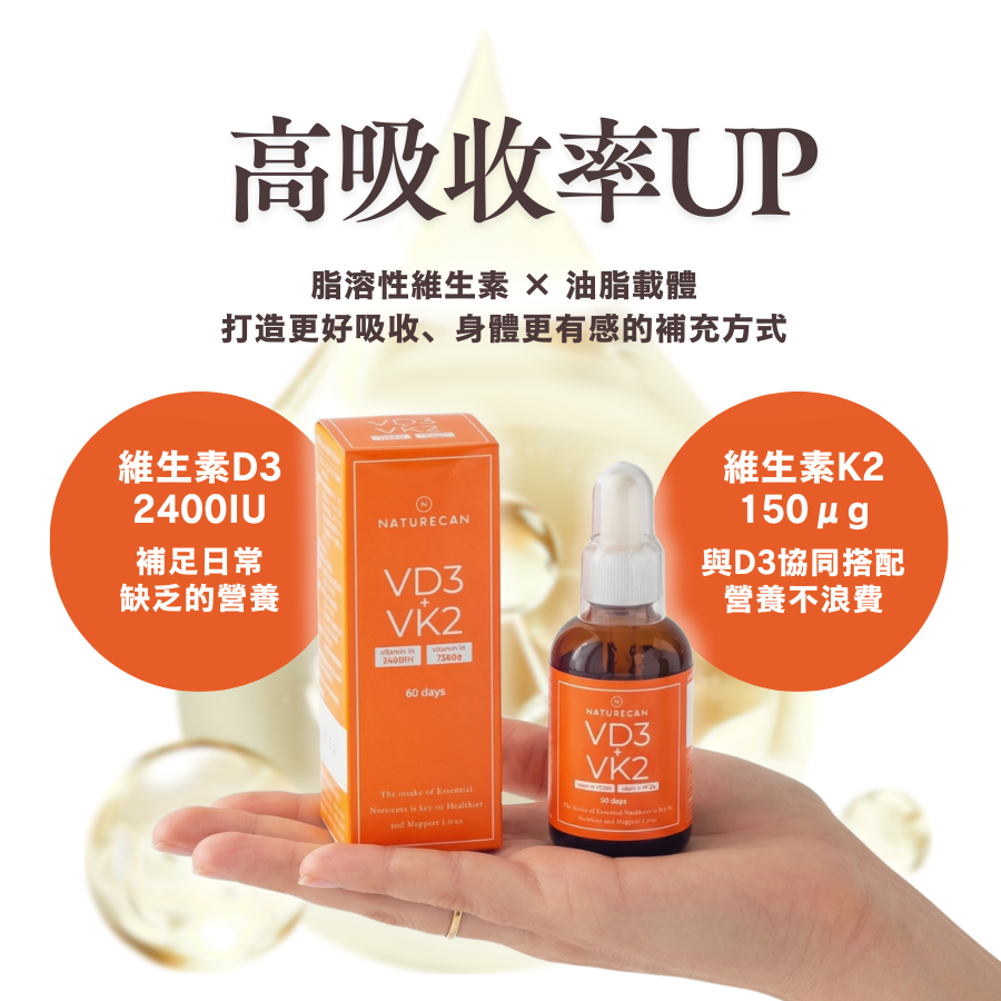 維生素D3&K2油（滴劑）