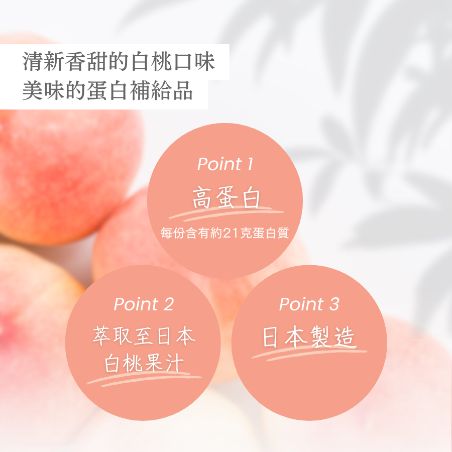 WPC乳清蛋白粉-白桃口味